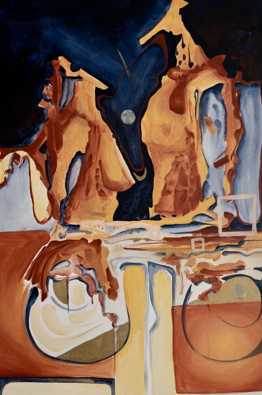 Study of Connection, painting by Sarah Eisner