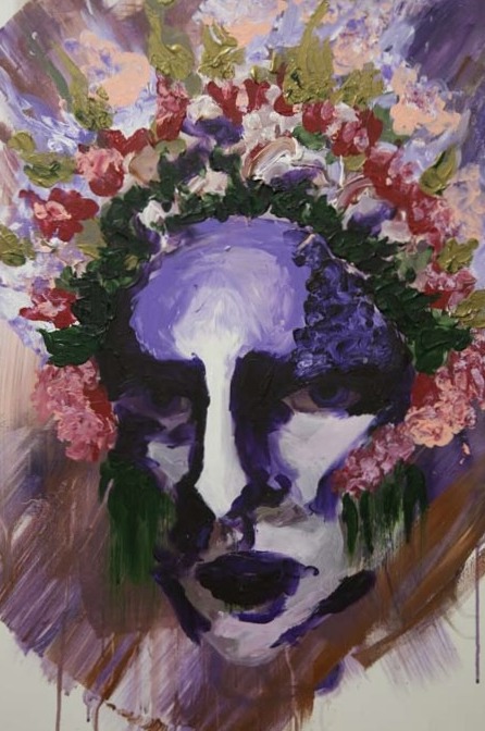 Study of Exhaustion, painting by Sarah Eisner
